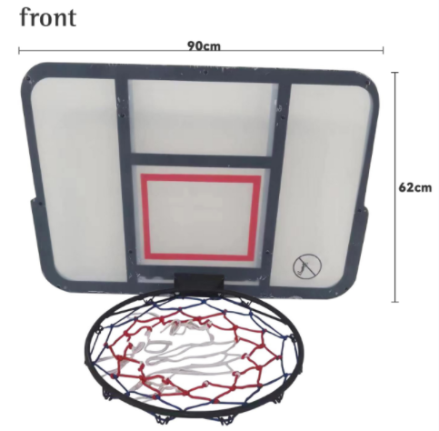 Mini-wandgemonteerde basketbalstandaard voor kinderen, volwassenen, indoor basketbalringframe